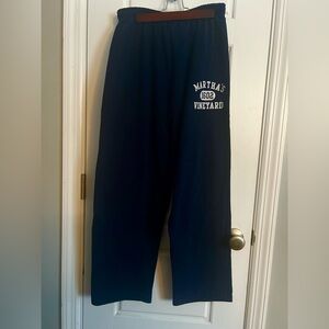 Martha’s Vineyard 1602 Navy Blue Fleece Sweatpants Men’s/Unisex